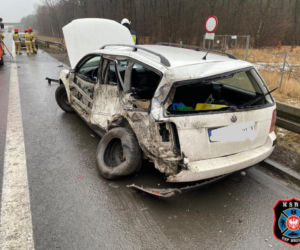 Wypadek na DK 25 pod Bydgoszczy! Kilka osób rannych, w tym dziecko [ZDJĘCIA]