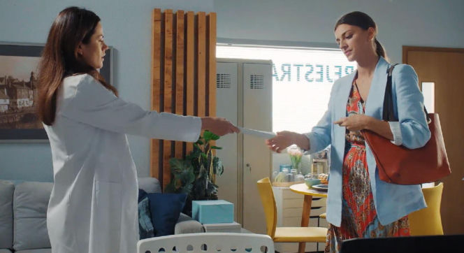 M jak miłość odc. 1909. Kasia (Paulina Lasota), Anka Sokołowska (Katarzyna Russ)