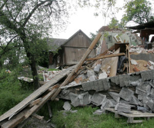 Kłodne - osuwisko