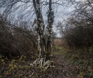 Przerażający totem pod Warszawą