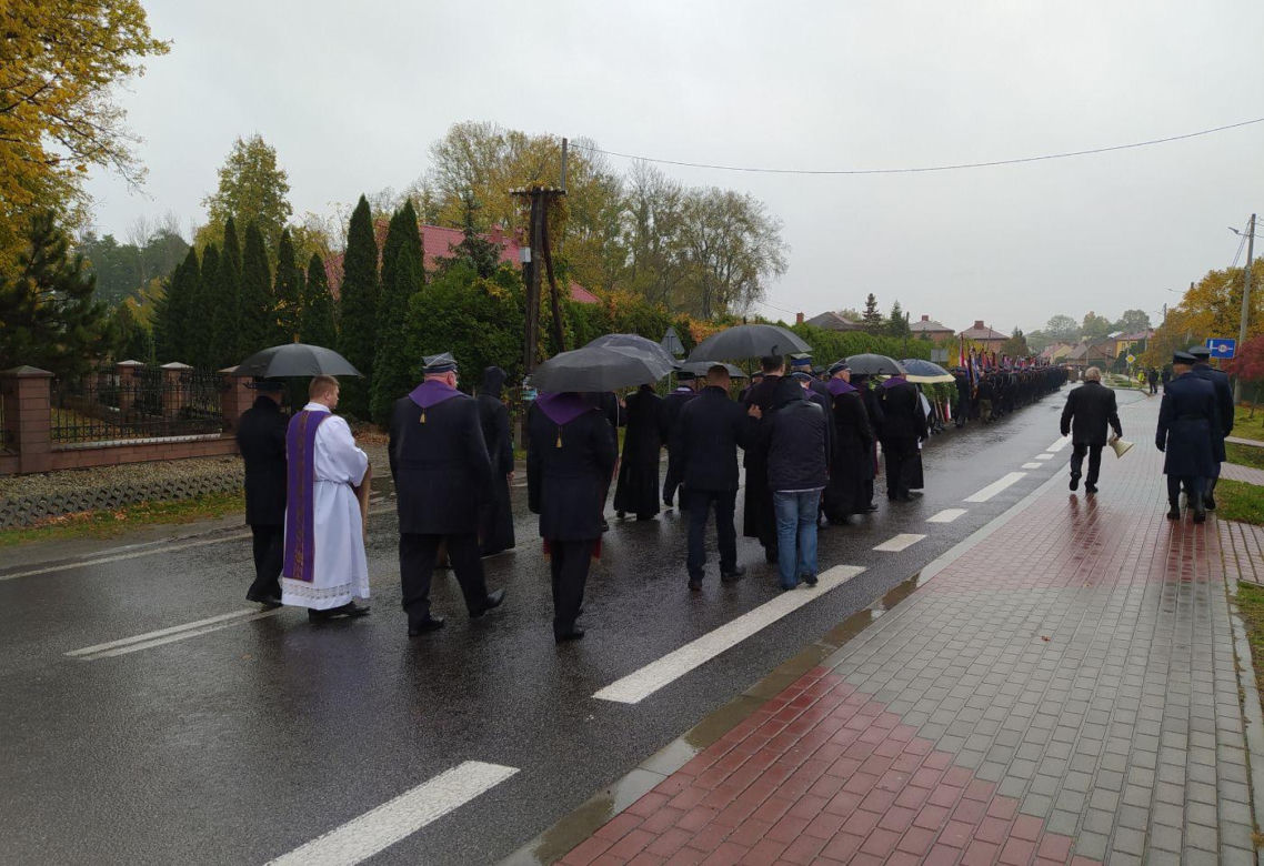 Pogrzeb asp. Bartłomieja Pieroga, jednego z dwóch strażaków, którzy zginęli w pożarze w Nisku