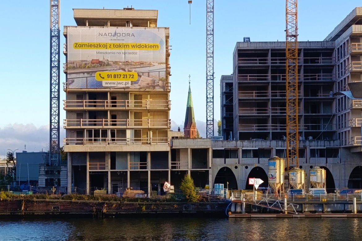 Inwestycje na Łasztowni i Kępie Parnickiej w Szczecinie