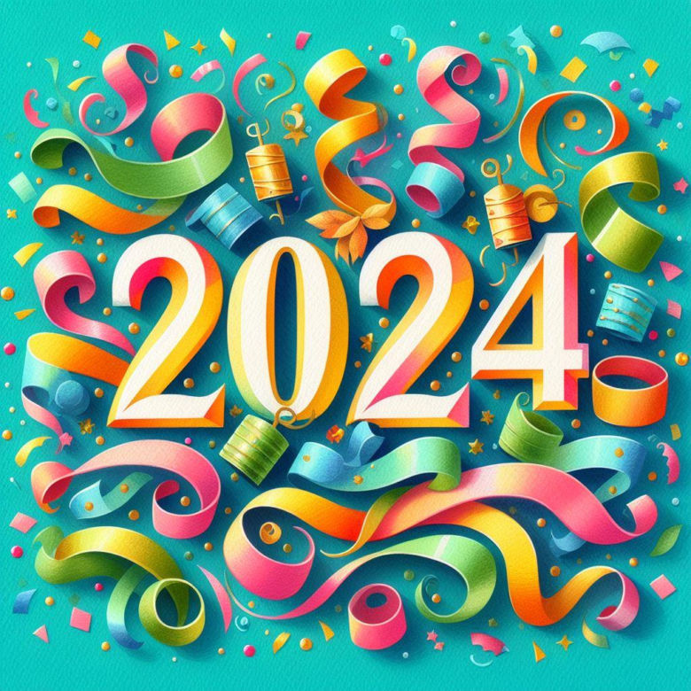 Kartki noworoczne na 2024 r.