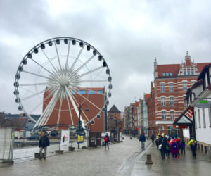 Gdańsk: Koło widokowe już kręci się w nowym miejscu [GALERIA ZDJĘĆ]