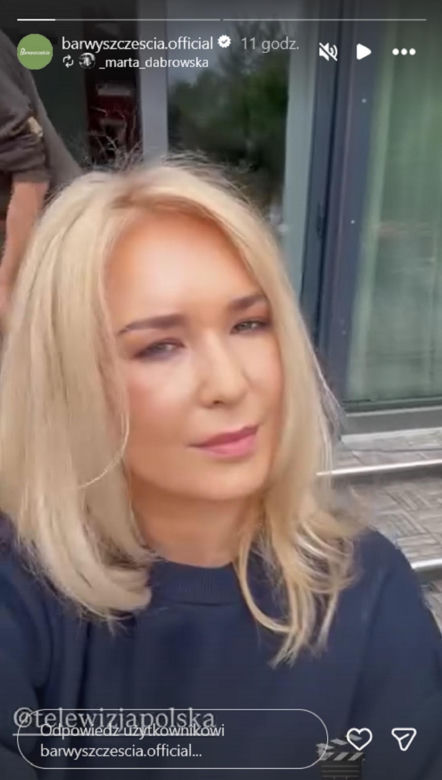 Barwy szczęścia nowy sezon na planie. Karolina (Marta Dąbrowska)