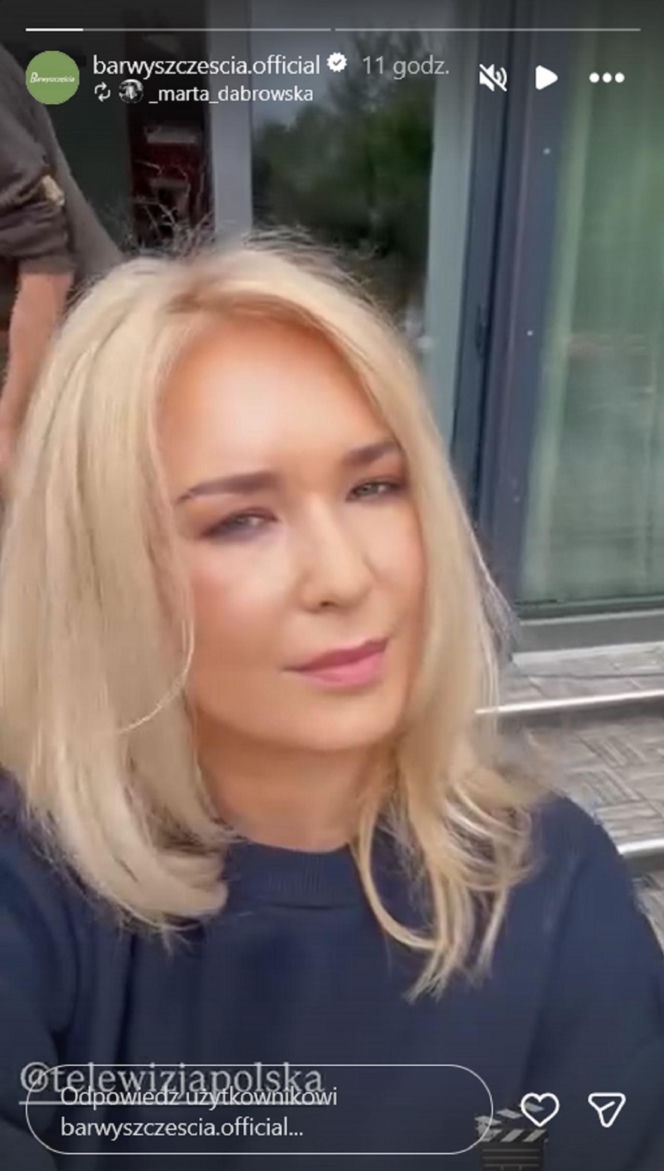 Barwy szczęścia nowy sezon na planie. Karolina (Marta Dąbrowska)