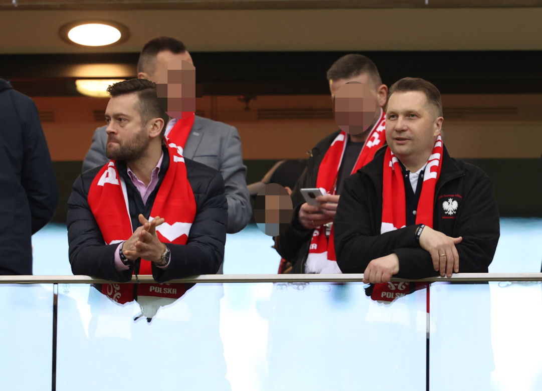 Znudzony Andrzej Duda ziewał podczas Polska - Albania