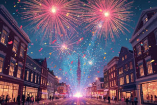 Gify na Nowy Rok 2026 do wysłania. Kolorowe, ruchome obrazki z życzeniami [GALERIA]