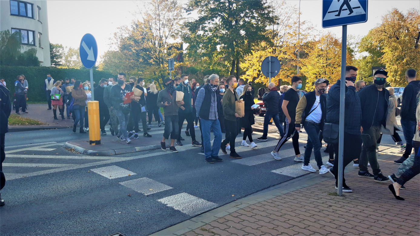 Blokada drogi w Tarnowie - protest