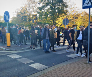 Blokada drogi w Tarnowie - protest