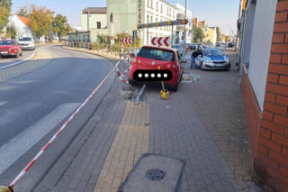 Pijany kierowca urządził sobie rajd po mieście. Potrącił mężczyznę, zatrzymał go świadek!