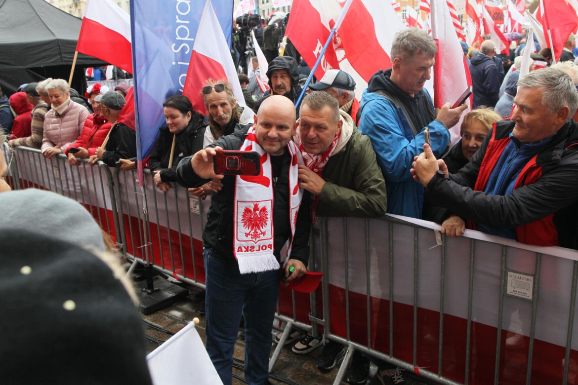 Manifestacja Prawa i Sprawiedliwości w Warszawie