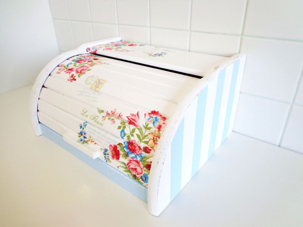 Chlebak shabby chic: efekt końcowy