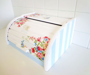Chlebak shabby chic: efekt końcowy