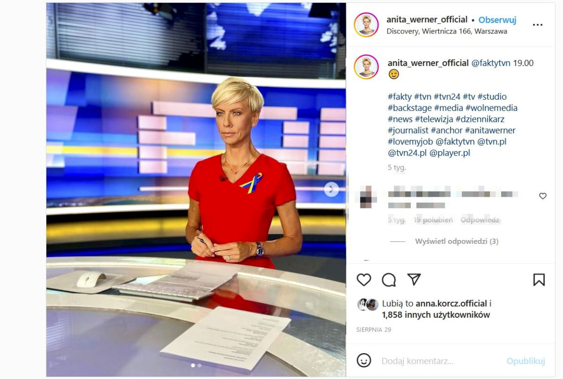 Anita Werner świętuje 25-lecie TVN