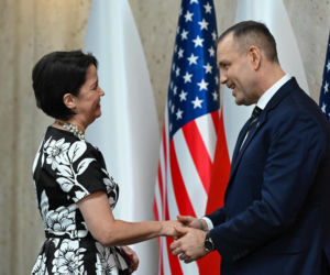 USA/ Prezydent Nawrocki podziękował przedstawicielom Polonii za to, że są ambasadorami Rzeczpospolitej Polskiej