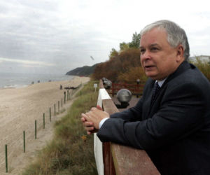 Lech Kaczyński w Międzyzdrojach