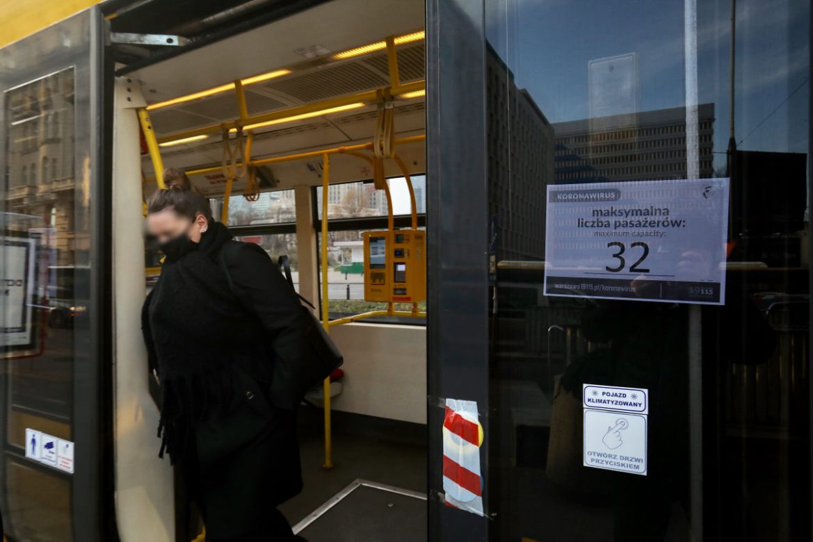 Komunikacja miejska podczas pandemii