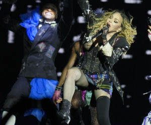 Madonna podczas koncertu w Rio de Janeiro