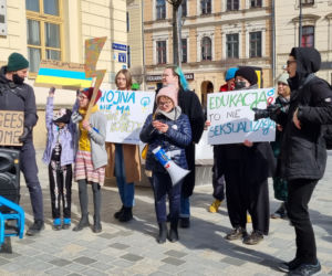 Ulicami Lublina przeszła po raz 6 Manifa. Tym razem - w geście solidarności z Ukrainą