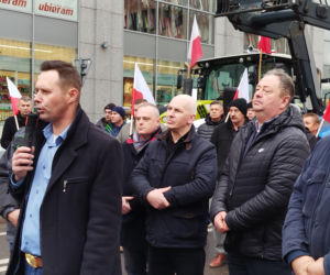 Rolnicy z regionu Siedleckiego protestowali w Siedlcach