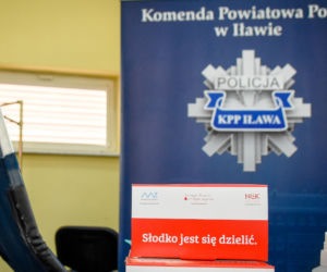 Zbiórka krwi dla Michała. Mundurowi z Iławy oddali aż 24 litry