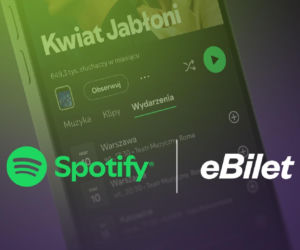 eBilet integruje się ze Spotify. To pierwsze takie partnerstwo na polskim rynku biletowym