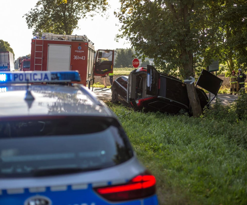 Wyrzyki. Zderzenie dwóch volvo na DK 64