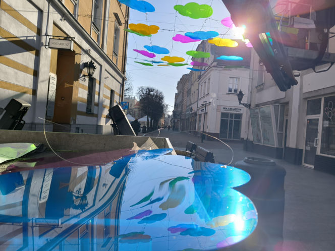 Ozdoby w centrum Leszna