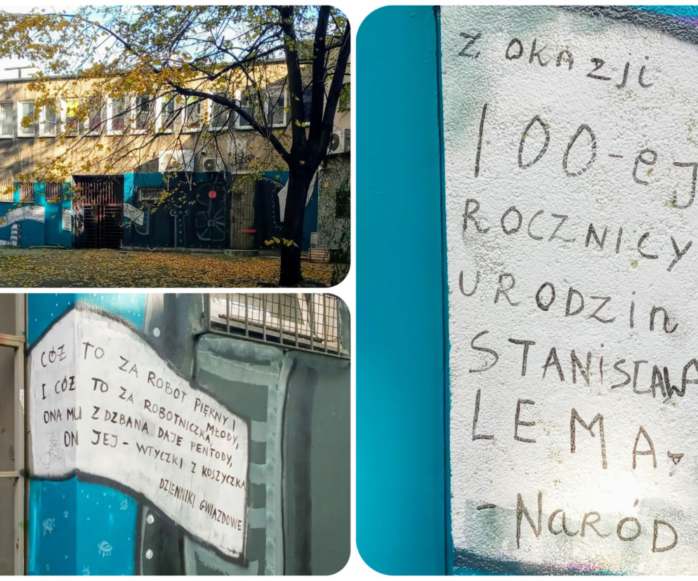 Wyjątkowe dzieło w centrum Szczecina upamiętnia twórczość  Stanisława Lema
