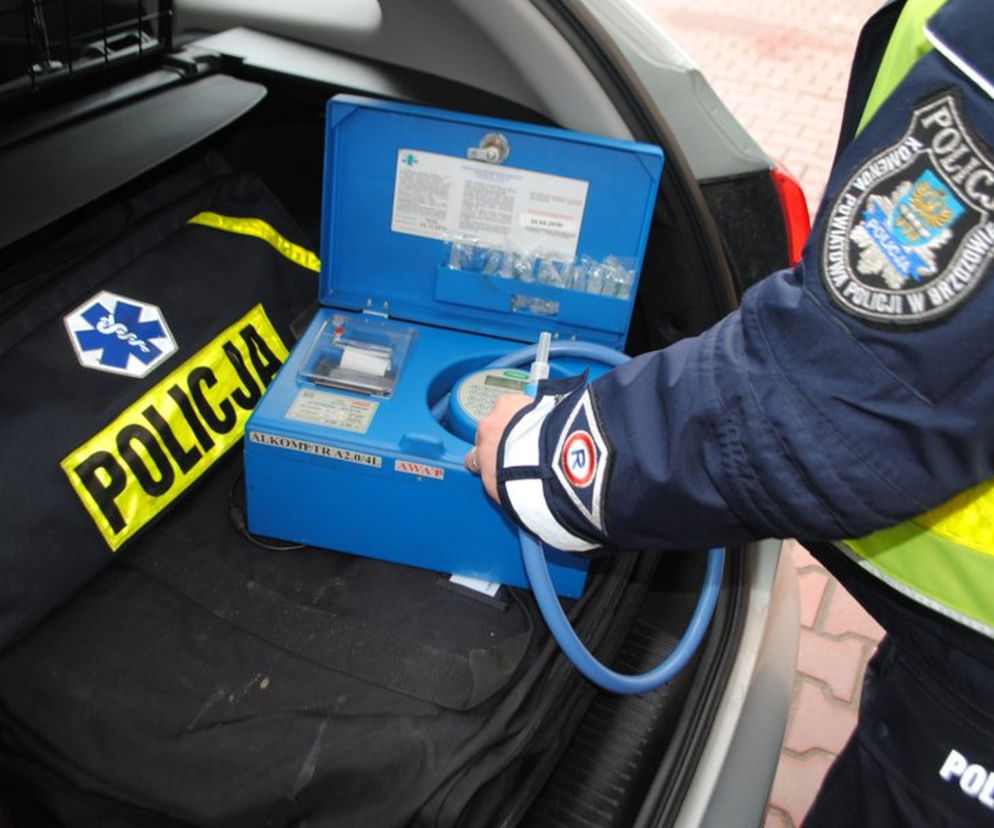 kontrola trzeźwości, policyjny alkomat