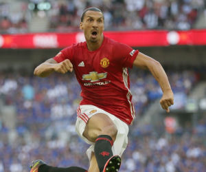 Piłkarze Manchesteru City i Manchesteru United