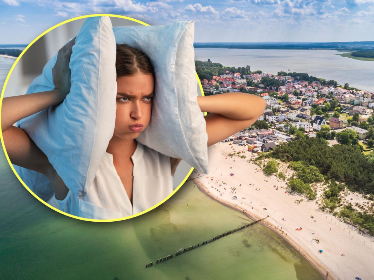Photo: Super Express German Tourist Calls Mielno Not for Resting as Party Debate Rages