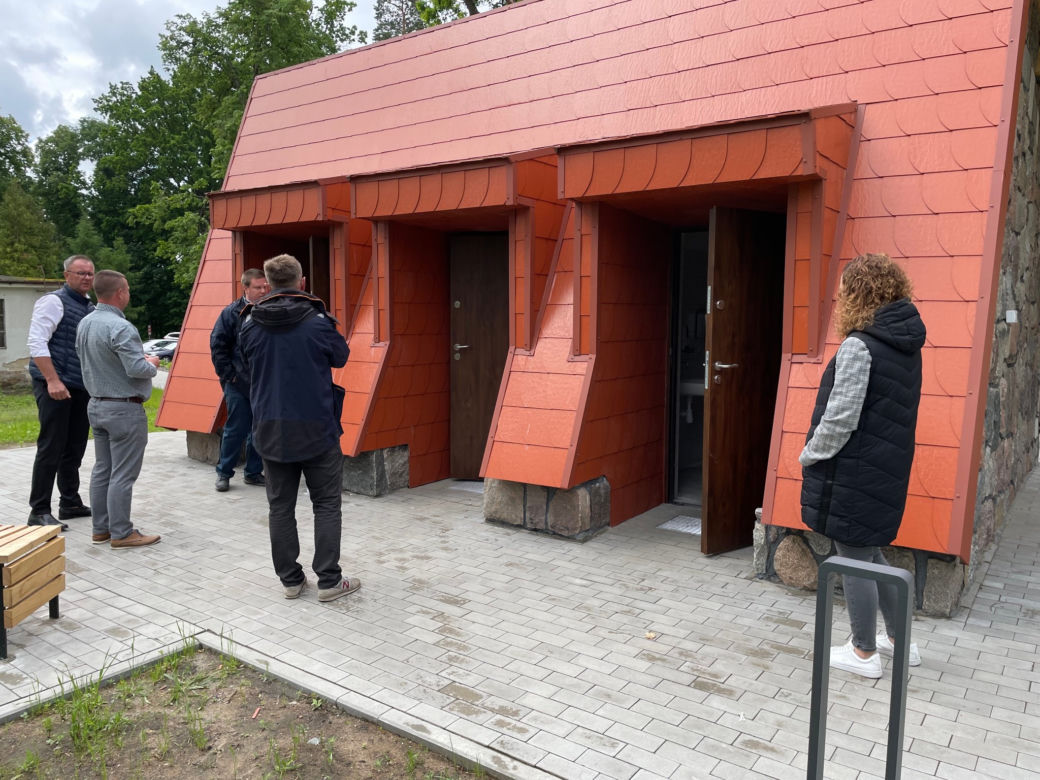 Nowa wieża widokowa w Krzyżach. Z panoramą jeziora Nidzickiego [ZDJĘCIA]