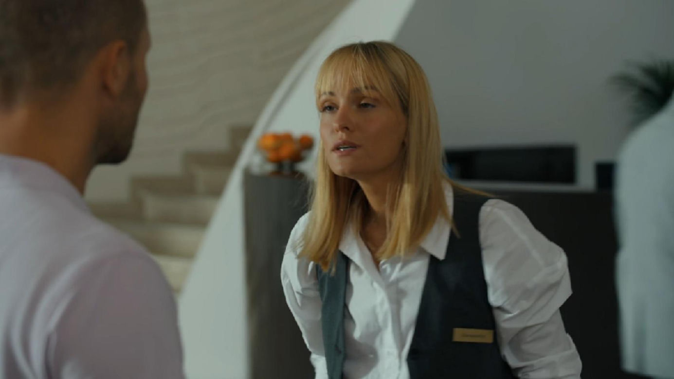 Barwy szczęścia, odcinek 3144. Franek (Mateusz Banasiuk), Ola (Michalina Robakiewicz)