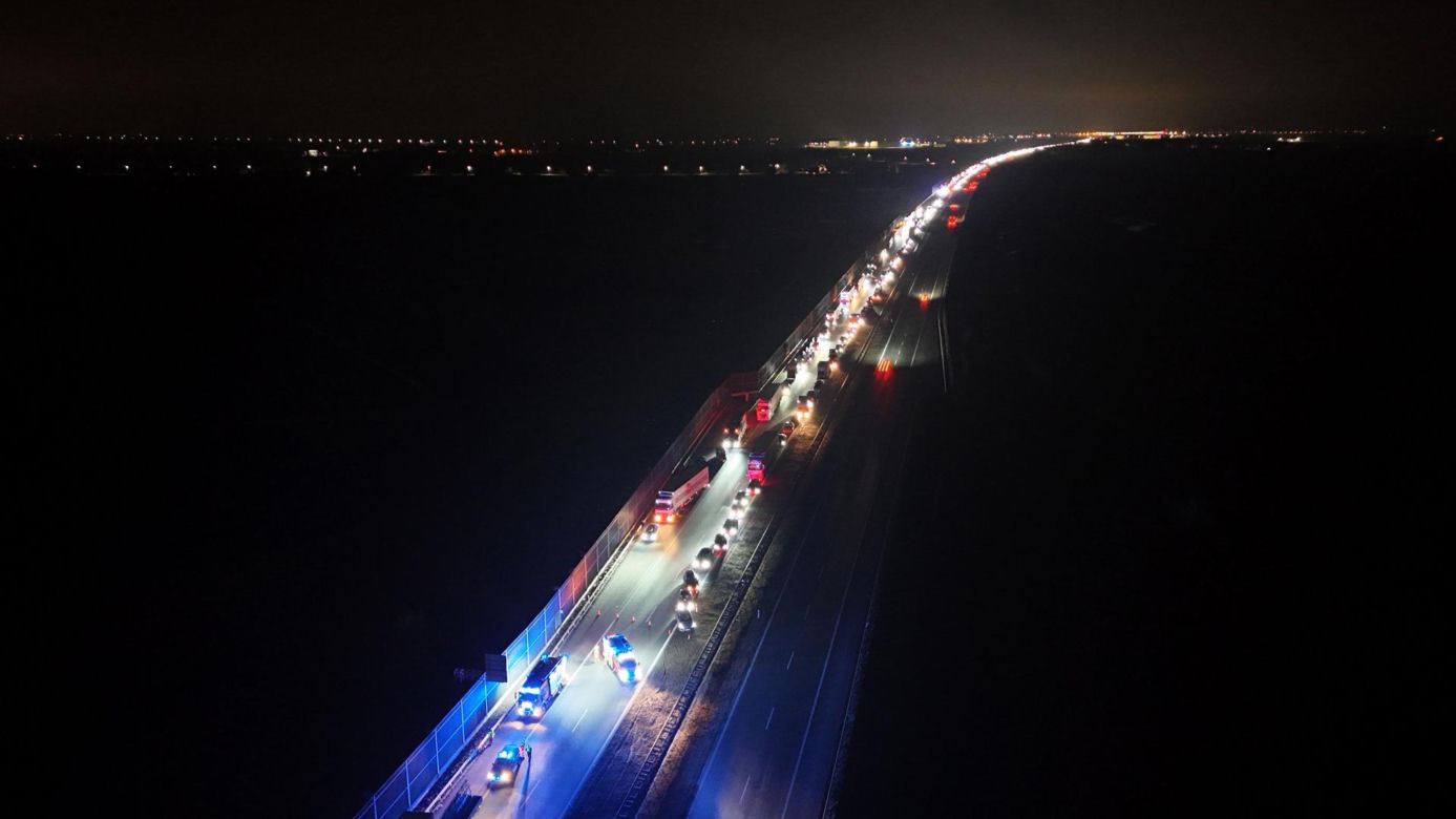 Wypadek na autostradzie A2