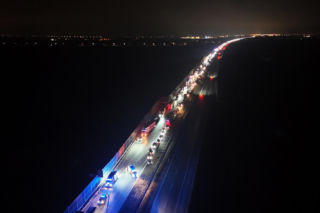 Wypadek na autostradzie A2