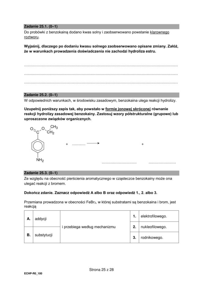 Matura 2026 Chemia FORMUŁA 2015: Arkusz CKE