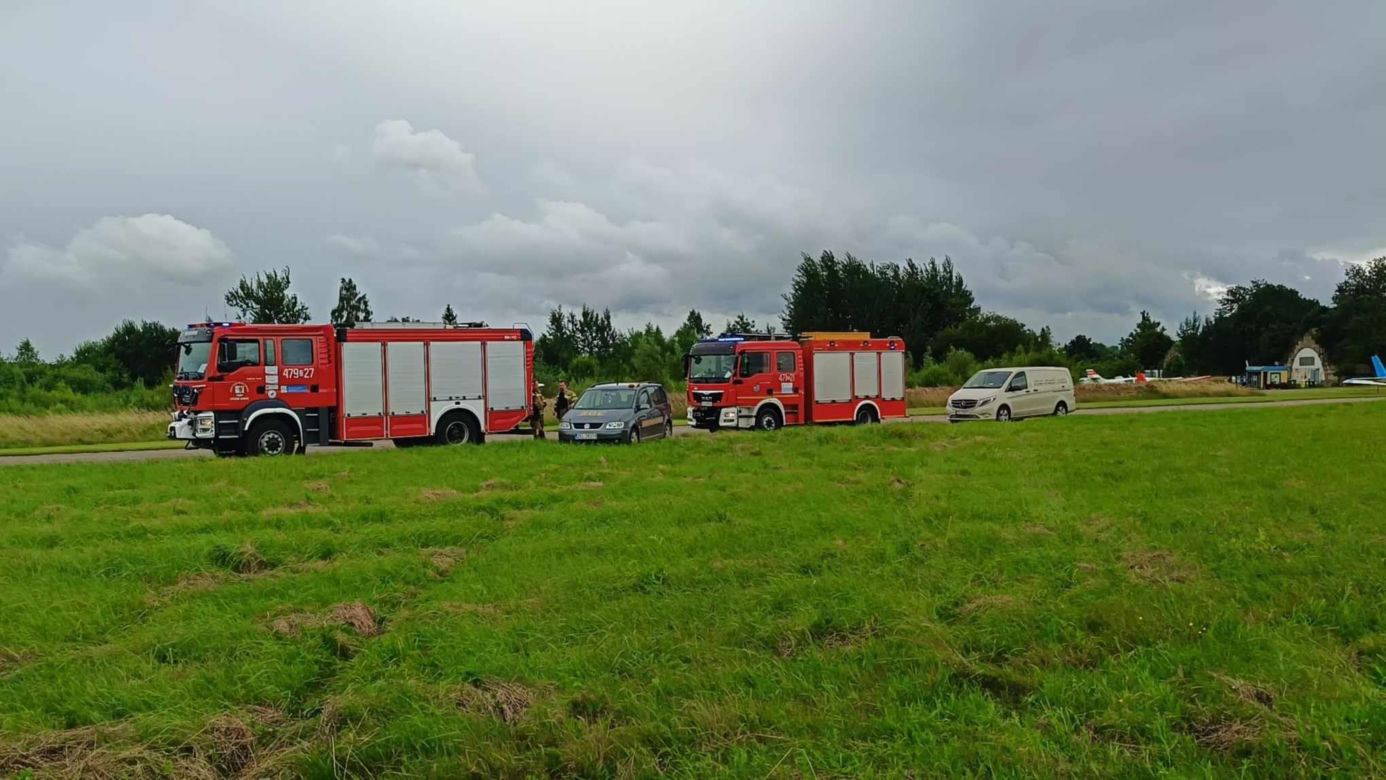 Pożar samolotu lecącego z Wrocławia na Bornholm