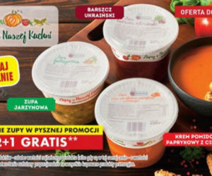  zupy w promocji 2+1 gratis