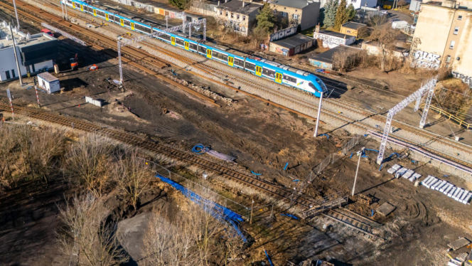 Przebudowa linii kolejowej E65 w Sosnowcu, remonty wiaduktów, dworca, peronów