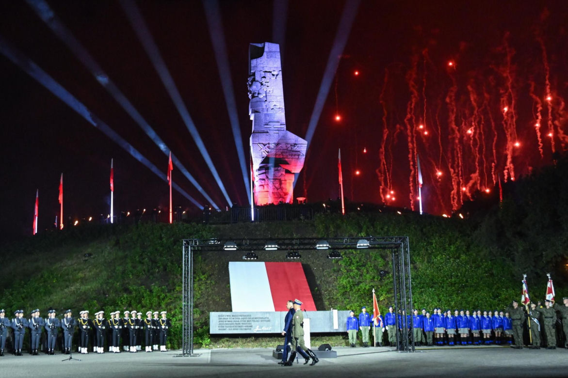 Prezydent i premier na Westerplatte