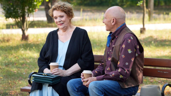 Barwy szczęścia odc. 3327. Józefina Rawiczowa (Elżbieta Jarosik), Tolek Koszyk (Marek Siudym)