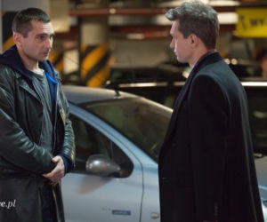 Na dobre i na złe odc. 548. Andrzej Falkowicz (Michał Żebrowski), Kocul (Hubert Zduniak)