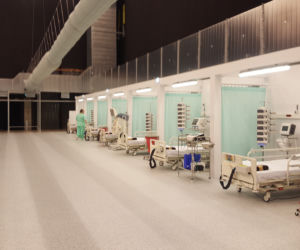 Szpital tymczasowy w Katowicach gotowy na przyjęcie pacjentów
