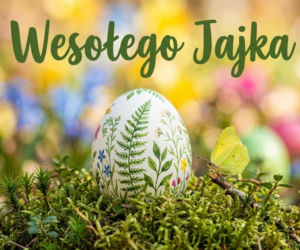 Kartka wielkanocna z życzeniami