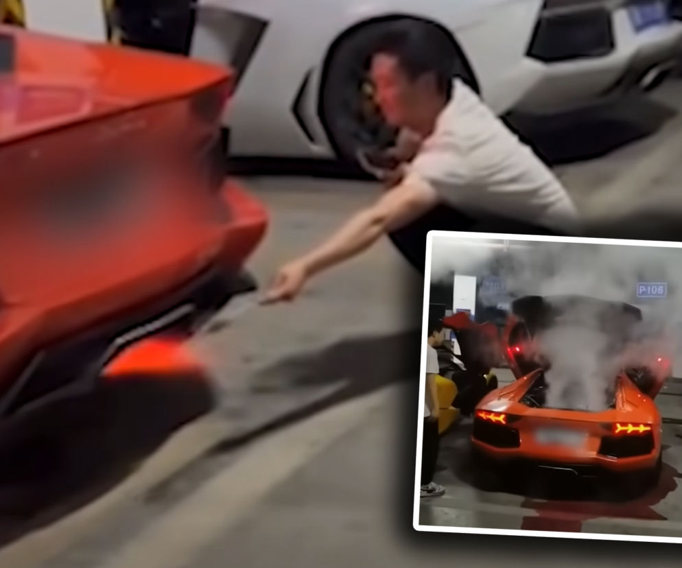 Zamiast kiełbasek, usmażyli Lamborghini
