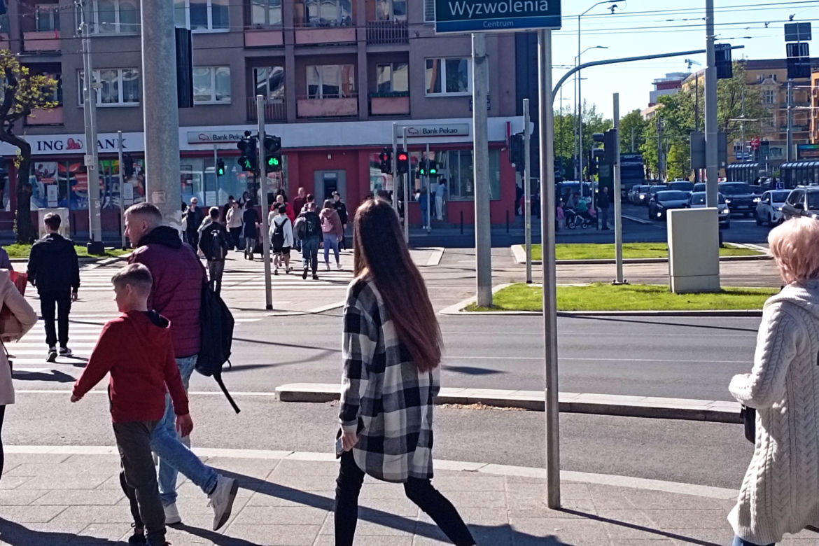 Gehenna pieszych w centrum Szczecina
