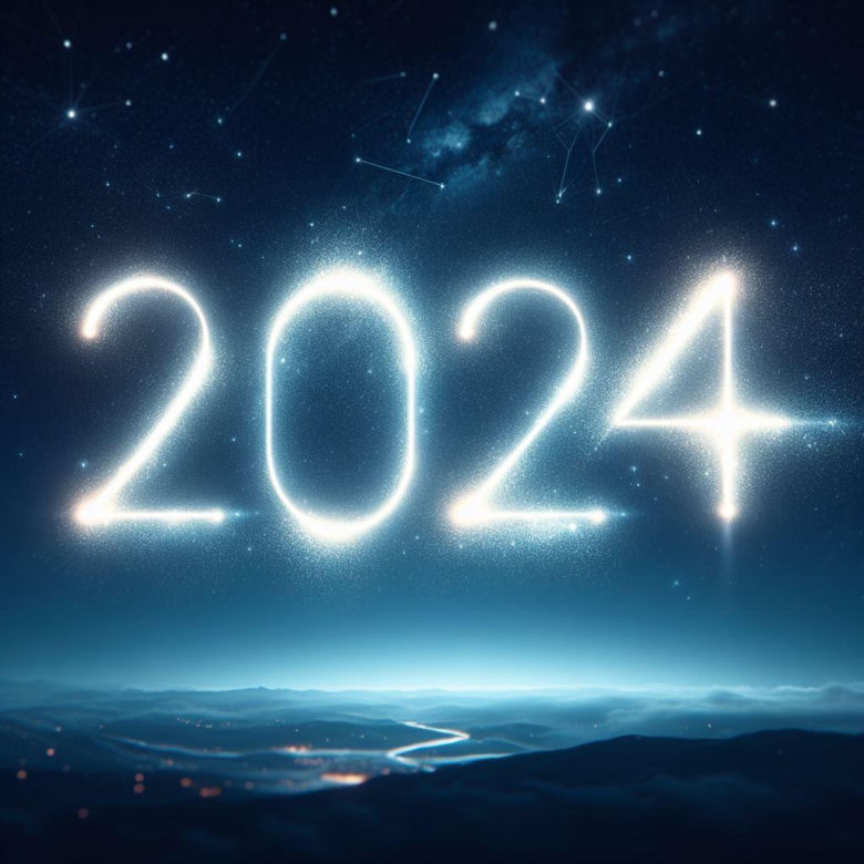 Kartki noworoczne na 2024 r.