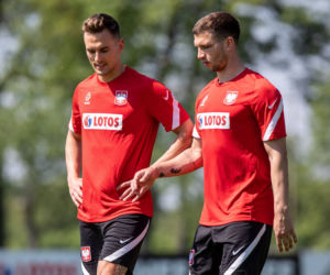 Arkadiusz Milik i Jakub Świerczok